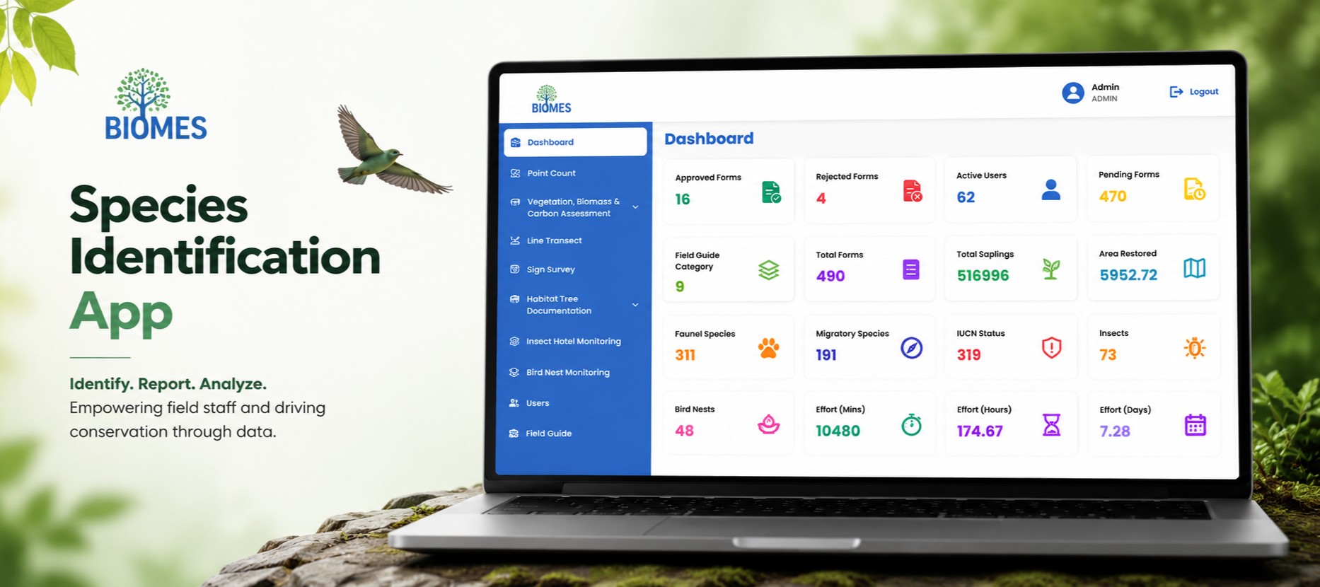 Bio–Diversity Portal (Species Identification App)